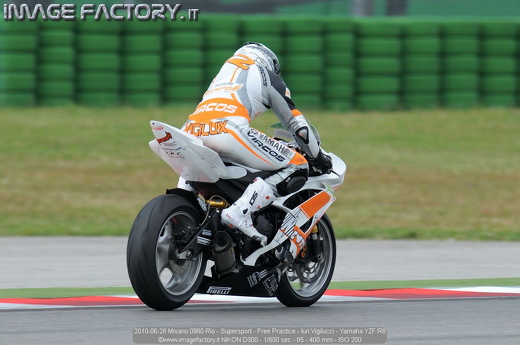 2010-06-26 Misano 0980 Rio - Supersport - Free Practice - Iuri Vigilucci - Yamaha YZF R6